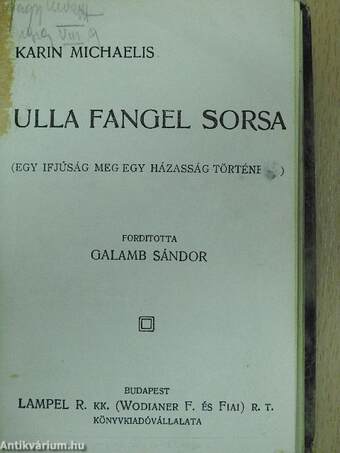 Válogatott elbeszélések Dekameronból/A bor és egyéb apróságok/Leányok/Ulla Fangel sorsa/Tonia