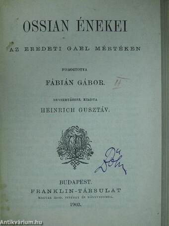 Petrarca összes szerelmi szonettjei/Ossian énekei/Heine dalaiból