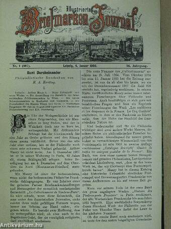 Illustriertes Briefmarken-Journal 1908. januar-dezember