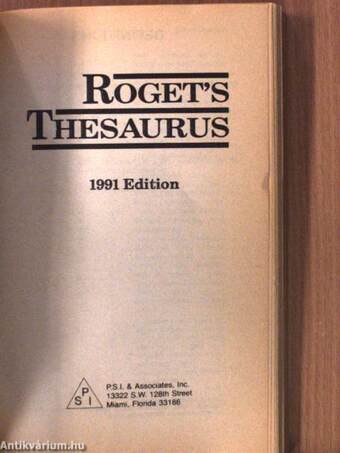 New Webster's Dictionary/Roget's Thesaurus