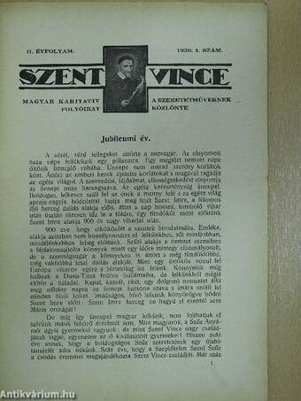 Szent Vince 1930. 1-4.