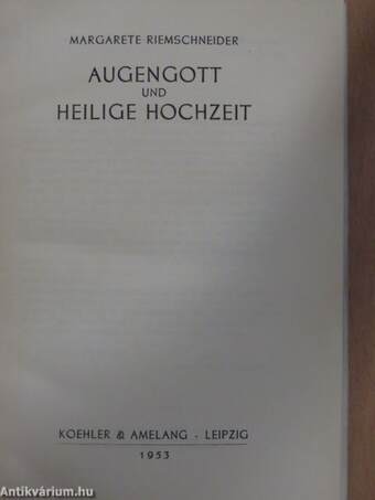 Augengott und heilige Hochzeit