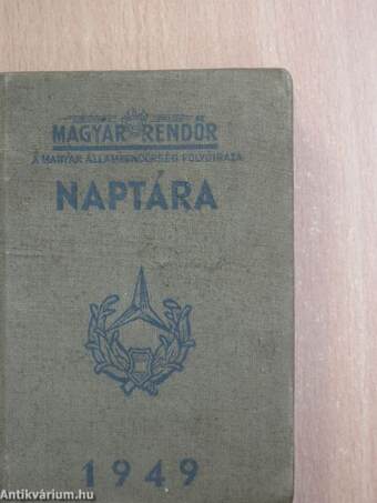 Magyar Rendőr Naptára 1949