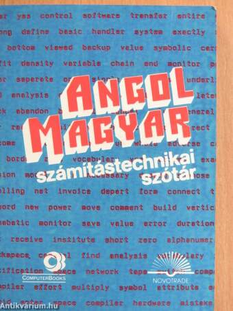 Angol-magyar számítástechnikai szótár