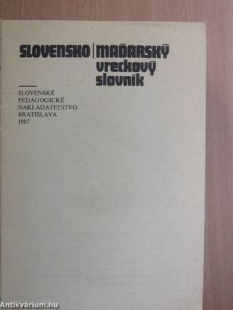 Madarsko-slovensky a slovensko-madarsky vreckovy slovník