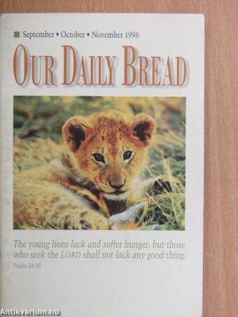 Our Daily Bread September-October-November 1996