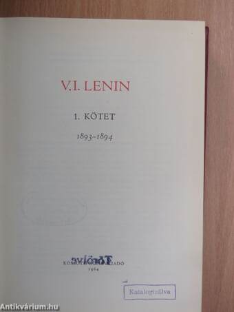 V. I. Lenin összes művei 1-55./Lenin műveinek bibliográfiája/Jegyzetek Marx és Engels levelezéséből