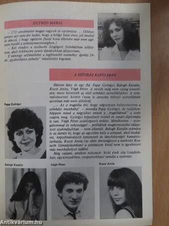 Miskolci Nemzeti Színház 1984-85