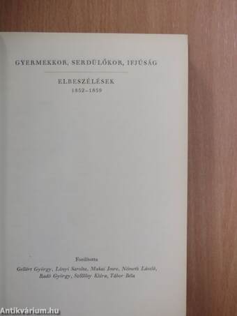 Lev Tolsztoj művei 1-10.