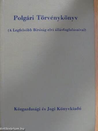 Polgári Törvénykönyv