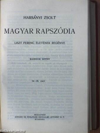 Magyar rapszódia I-IV.