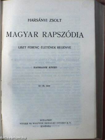 Magyar rapszódia I-IV.