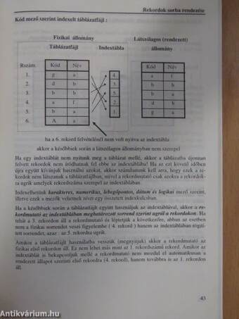 Adatbáziskezelés FoxPro-ban - lemezzel