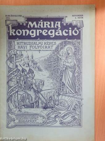 Mária Kongregáció 1915. november