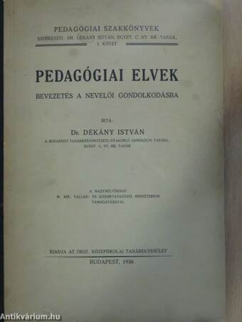 Pedagógiai elvek