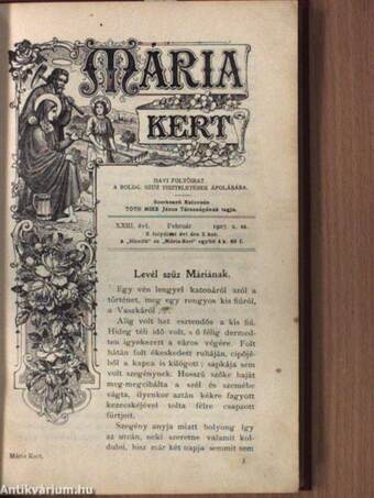 Mária-Kert 1907. január-december