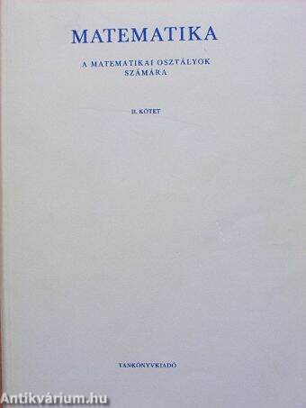 Matematika II.