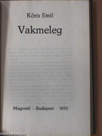 Vakmeleg