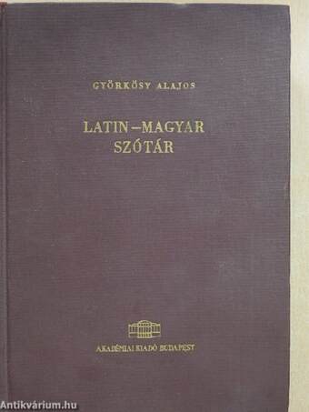 Latin-magyar szótár