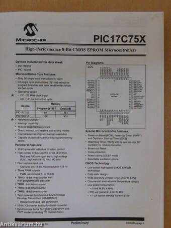 PIC17C75X Data Sheet