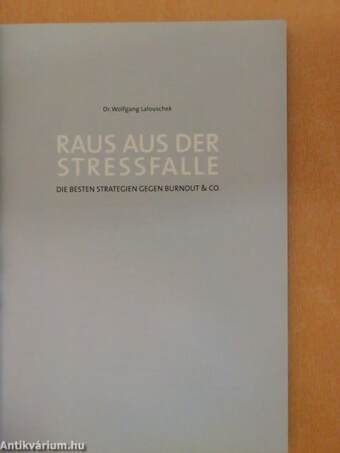 Raus aus der Stressfalle