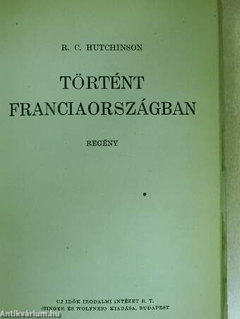 Történt Franciaországban