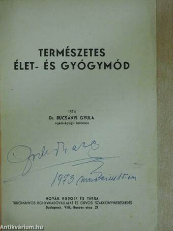 Természetes élet- és gyógymód