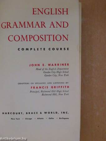 English Grammar and Composition