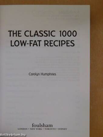 The classic 1000 low-fat recipes