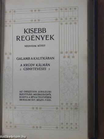 Kisebb regények III-IV.