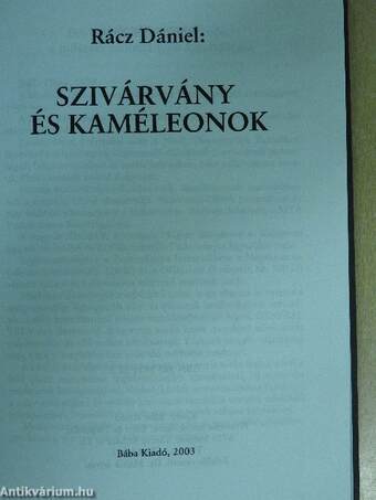 Szivárvány és kaméleonok