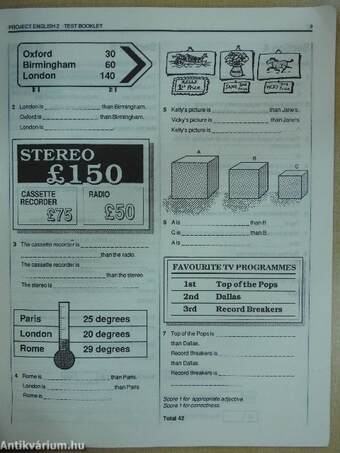 Project English 2. - Test Booklet