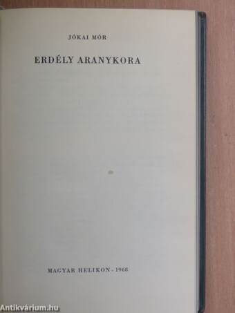 Erdély aranykora