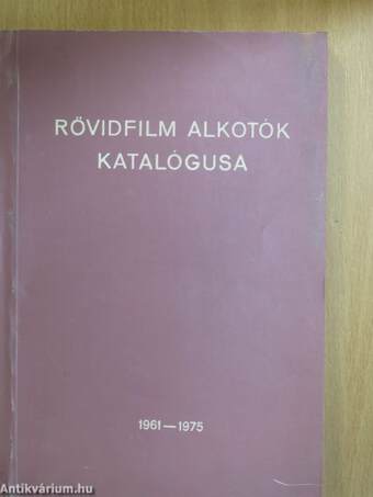 Rövidfilm alkotók katalógusa