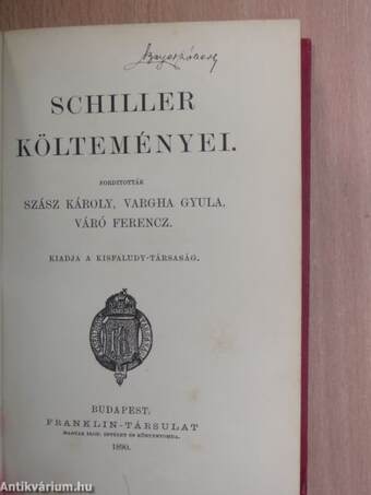 Schiller költeményei