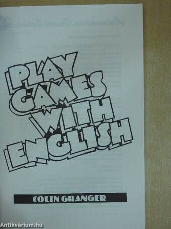 Play Games With English 1 - Teachers' Book