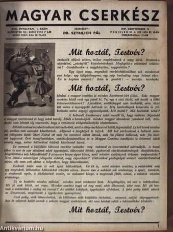 Magyar Cserkész 1937. szeptember-1938. julius/A Magyar Cserkészet Útja 1910-1937.