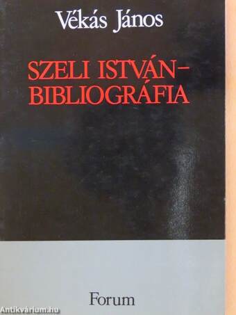 Szeli István - bibliográfia