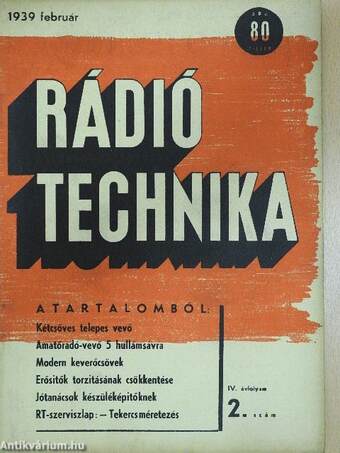 Rádió Technika 1939. február