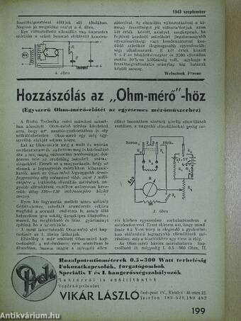 Rádió Technika 1943. szeptember