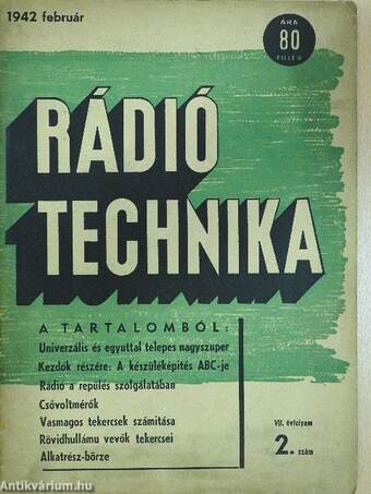 Rádió Technika 1942. február