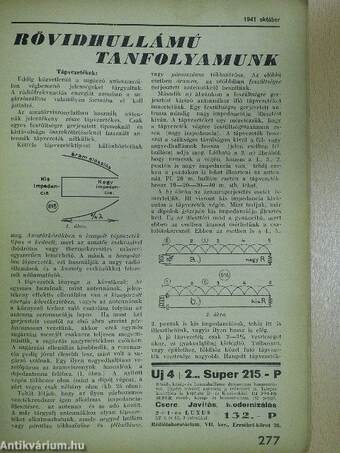 Rádió Technika 1941. október