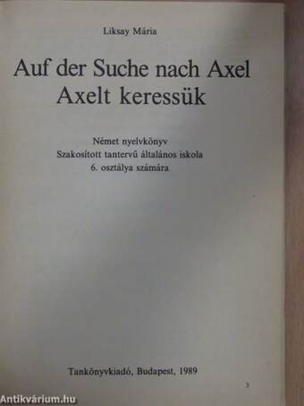 Auf der Suche nach Axel 