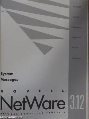 Novell NetWare 3.12 - System Messages