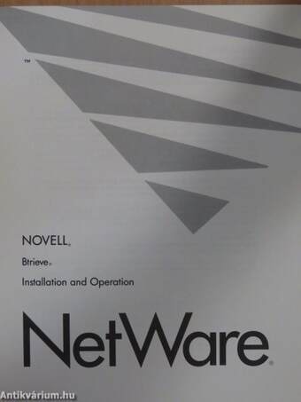 Novell NetWare - Btrieve Installation and Operation