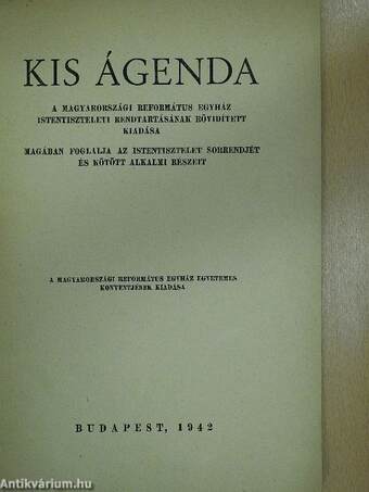 Kis ágenda