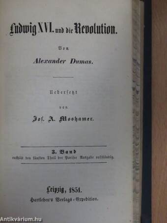 Ludwig XVI. und die Revolution I-III. (gótbetűs)