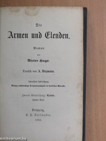 Die Armen und Elenden IV. (gótbetűs)(töredék)