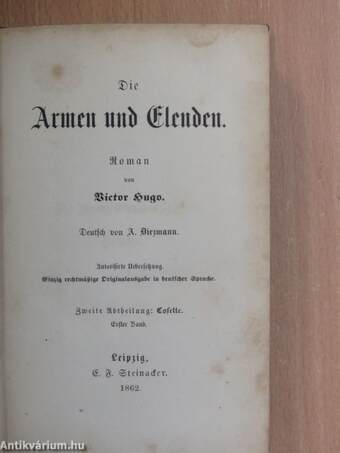 Die Armen und Elenden III. (gótbetűs)(töredék)