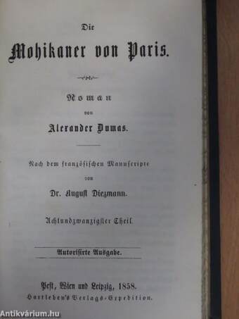 Die Mohikaner von Paris XXVII-XXIX. (töredék) (gótbetűs)